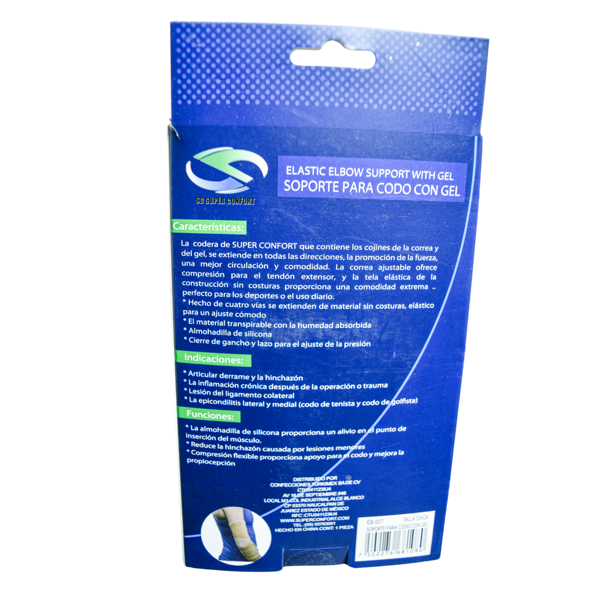 Soporte para codo con gel Super Confort EB-007
