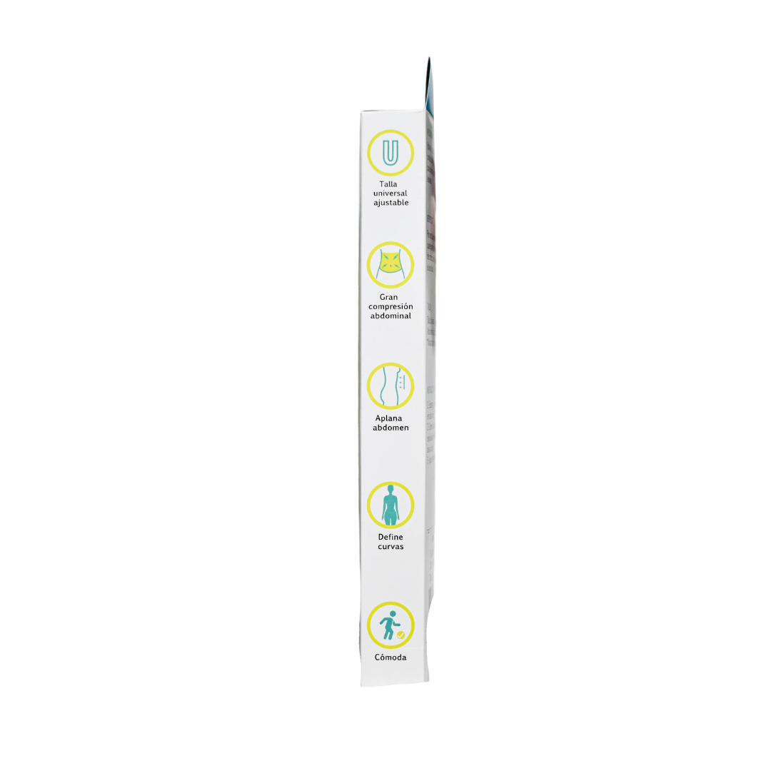 Faja abdominal corta altura 23 cm universal MEDWAY