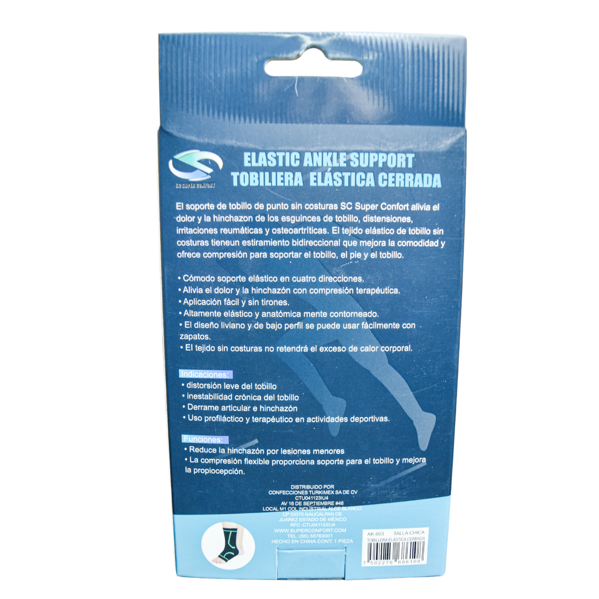 Tobillera elástica sport Super Confort AK003