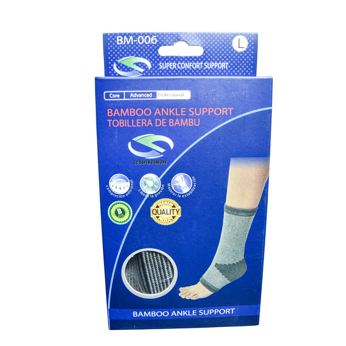 Tobillera Bamboo Super Confort BM-006
