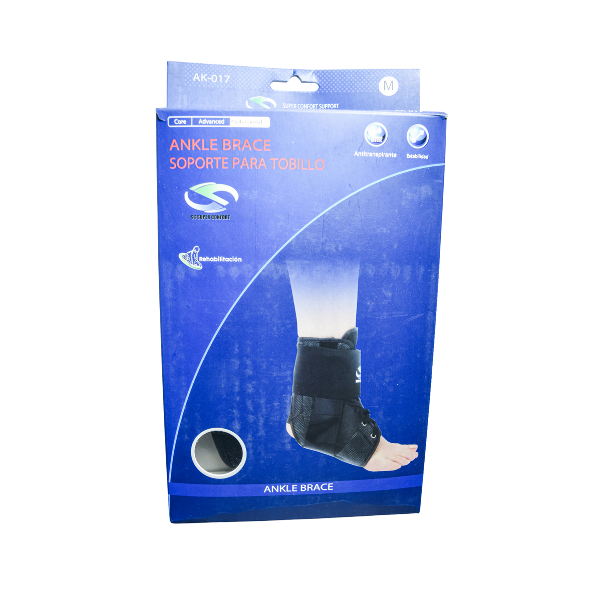 Tobillera reforzada mediana Super Confort AK-017
