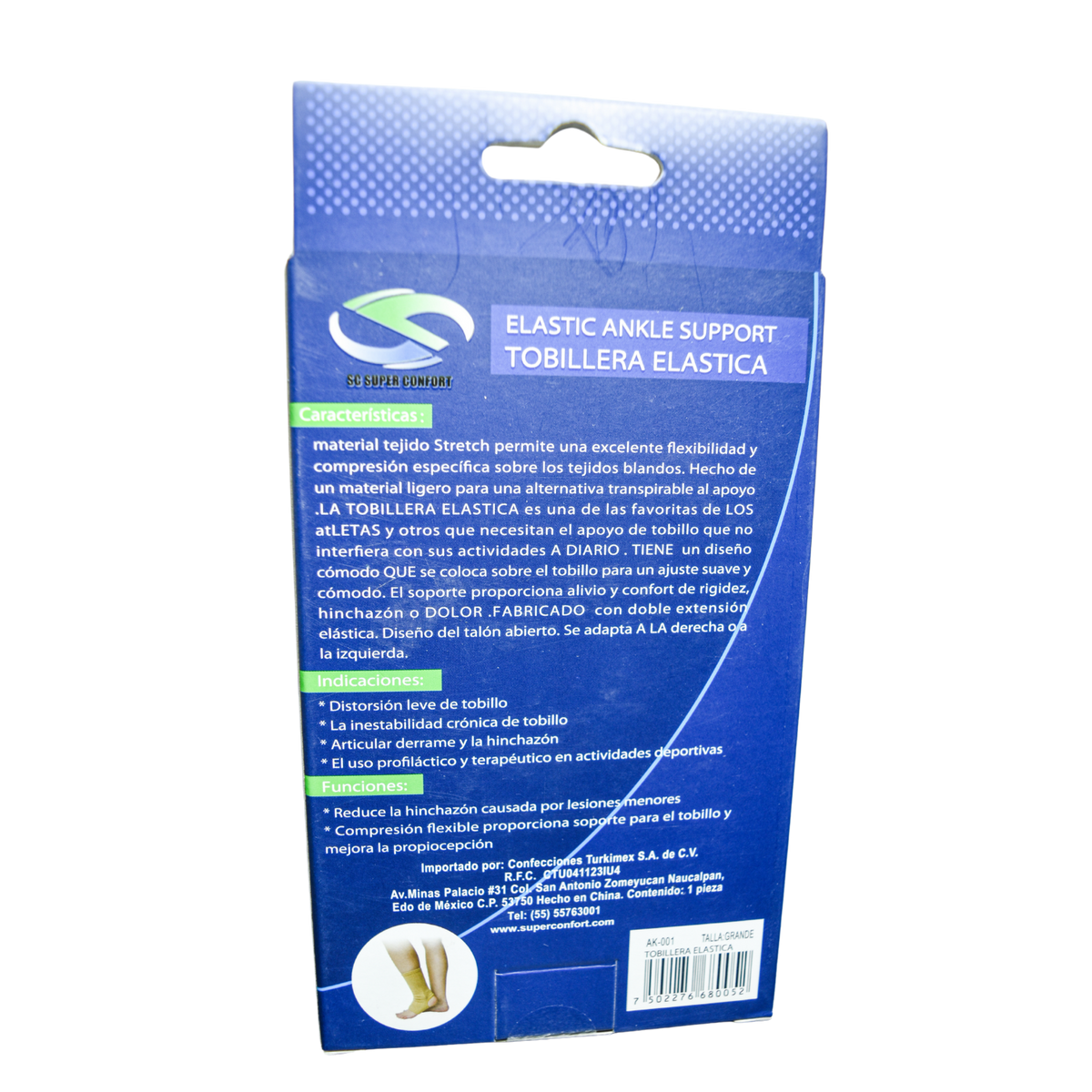 Tobillera elástica Super Confort AK-001