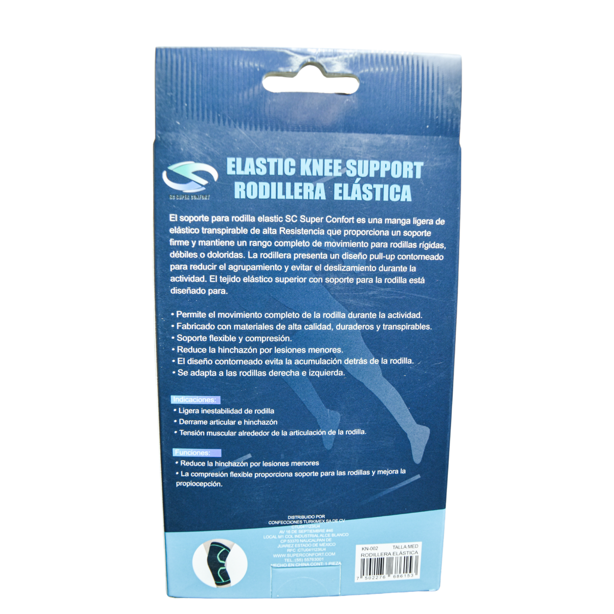 Rodillera elástica sport Super Confort KN-002