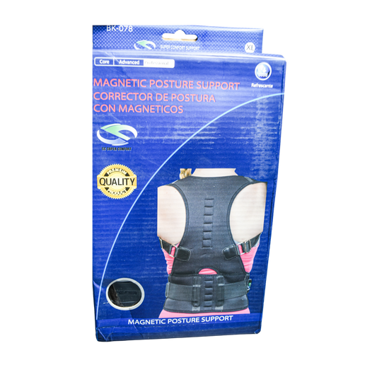 Corrector de postura con magnetos Super Confort BK-078