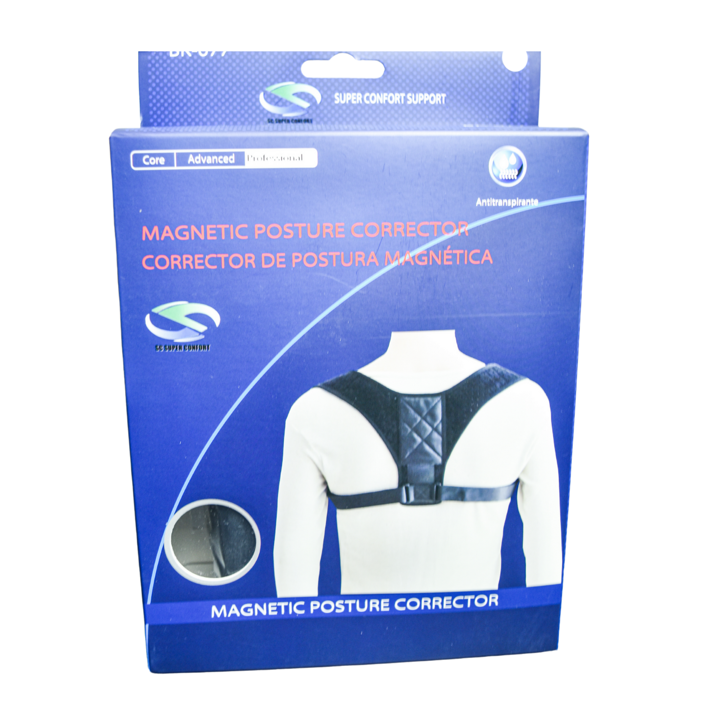 Corrector de postura c/magnetos BK-077 UNICO SUPER CONFORT