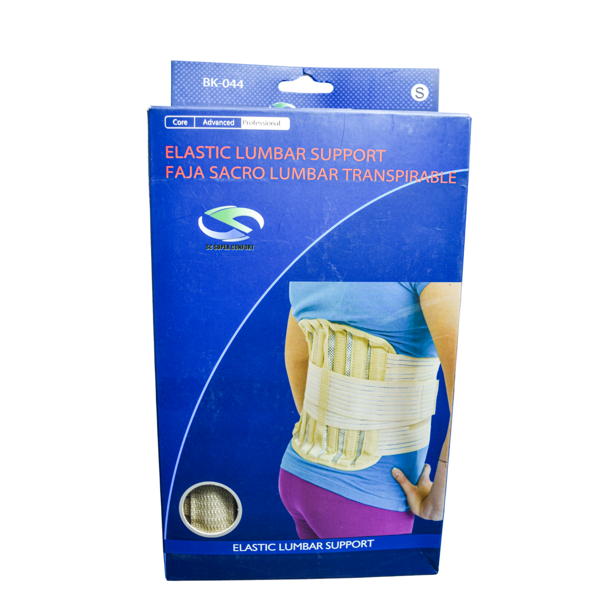 Faja sacrolumbar transpirable Super Confort BK-044