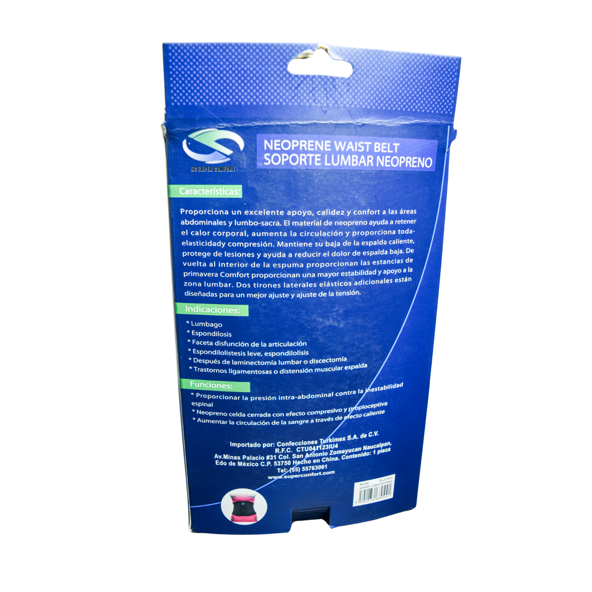 Soporte lumbar magnético Super Confort BK-009