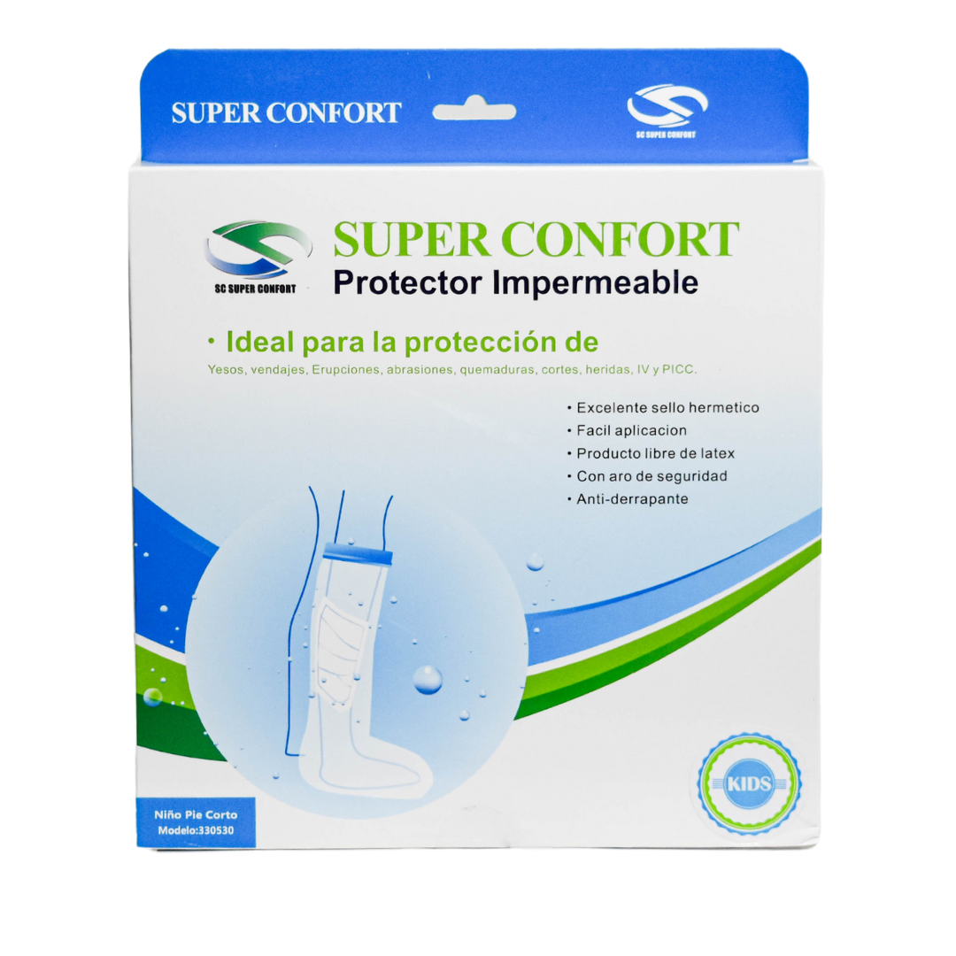 Protector impermeable para yeso de pie niño Super Confort