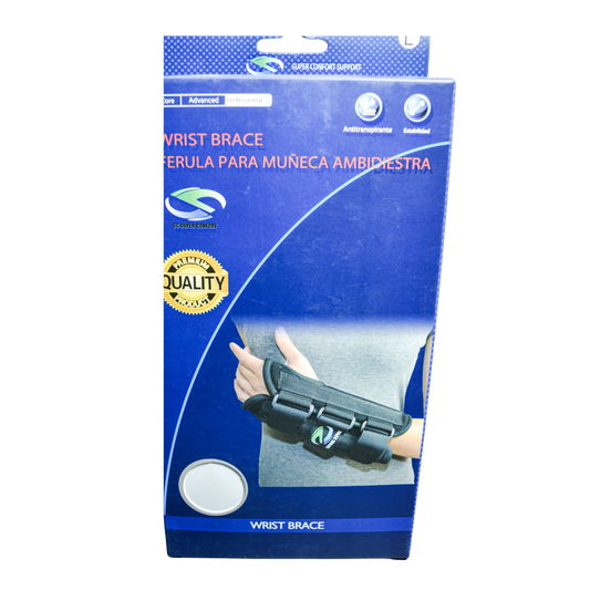 Muñequera con varilla ambidiestra Super Confort WT013