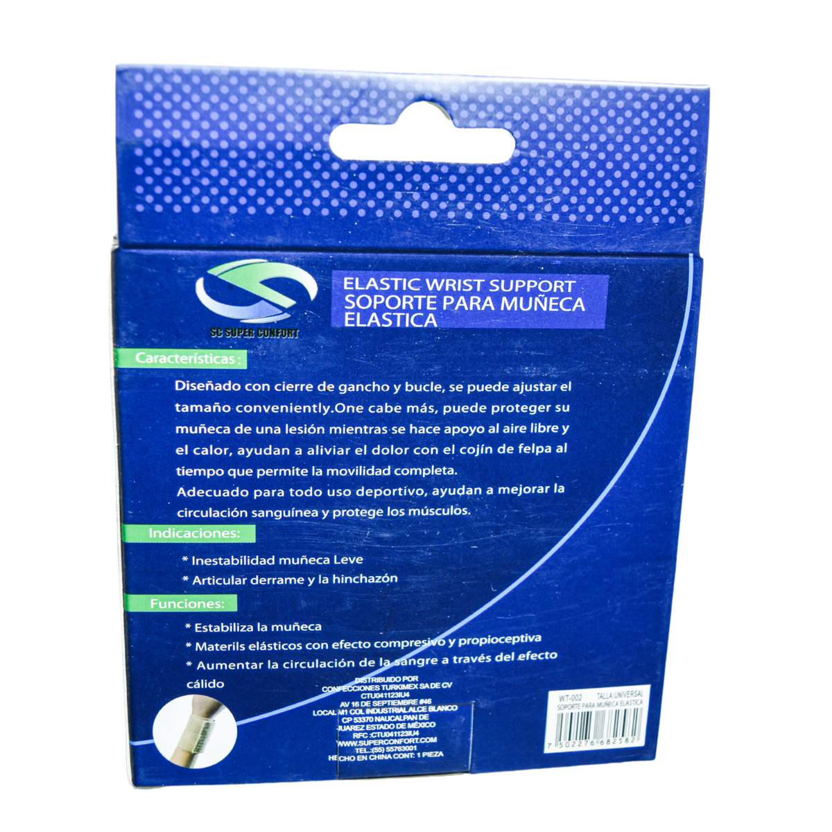 Soporte para muñeca elástica Super Confort WT-002