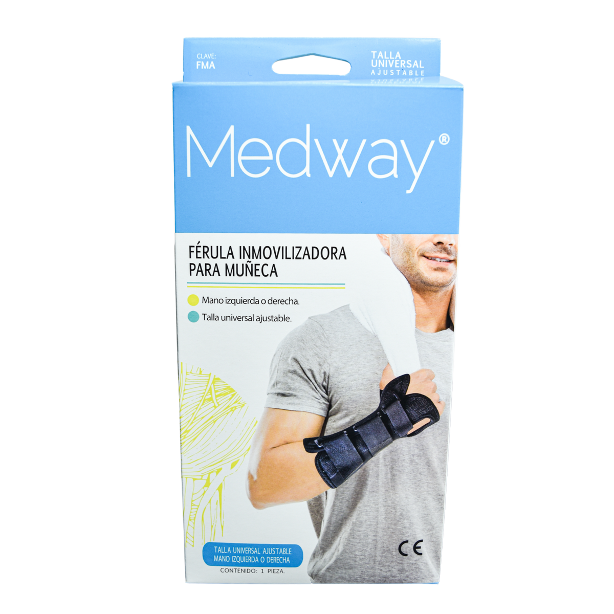 Férula para muñeca ambidiestra MEDWAY