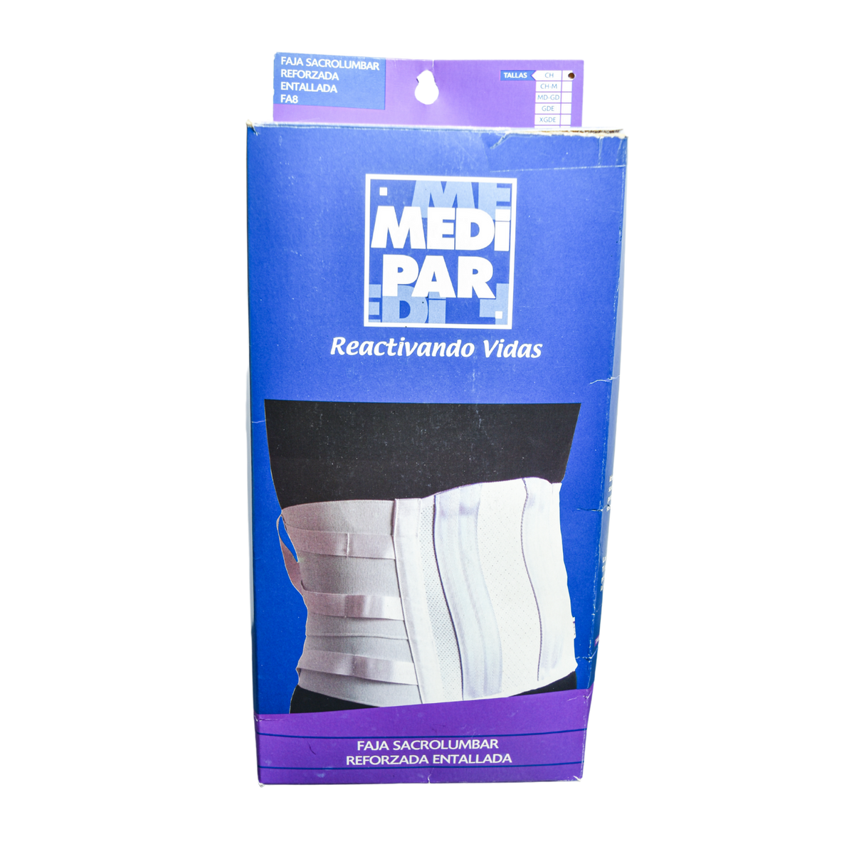 Faja sacrolumbar entallada T000FA6-MG MEDIPAR