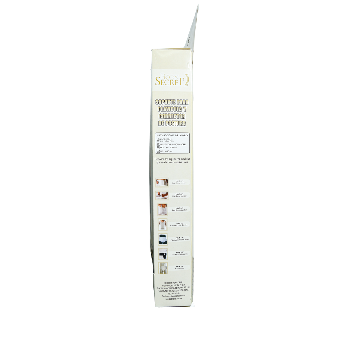 Soporte para clavícula y corrector de postura Body Secret 610
