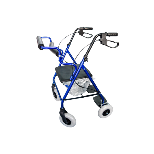 Andadera rollator híbrido azul MIRRIMEX ER200102K