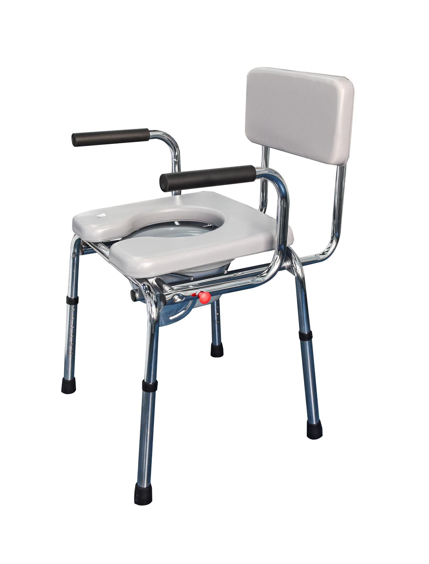 Silla cómodo extra ancha cromada EC800101C MIRRIMEX