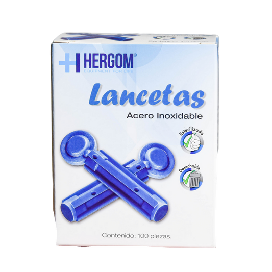 Lancetas 100 piezas HERGOM