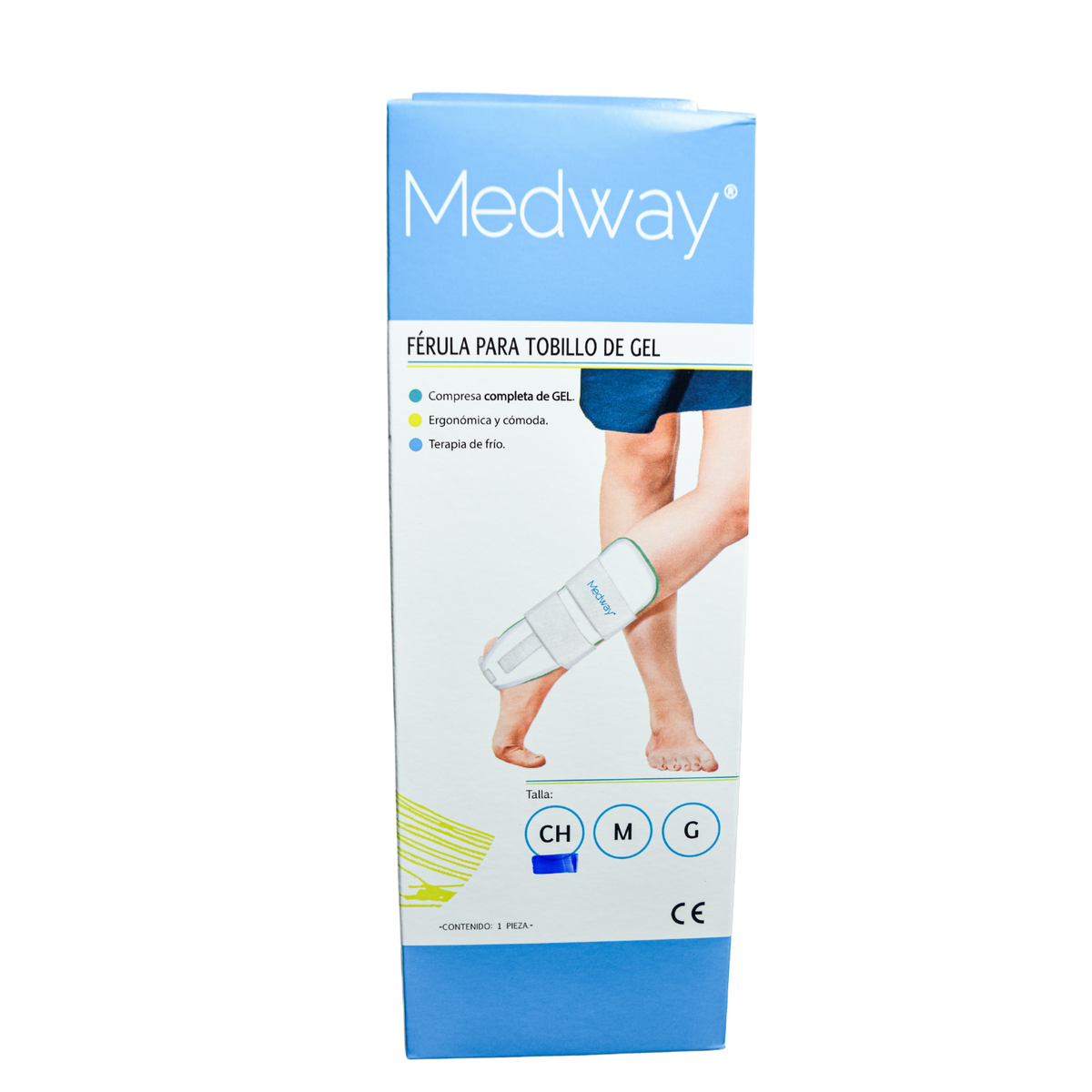 Férula para tobillo de gel MEDWAY