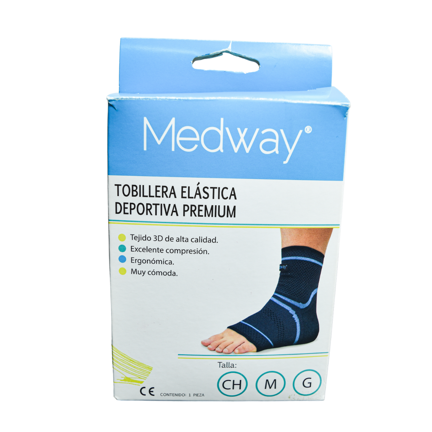 Tobillera elástica deportiva Premium MEDWAY
