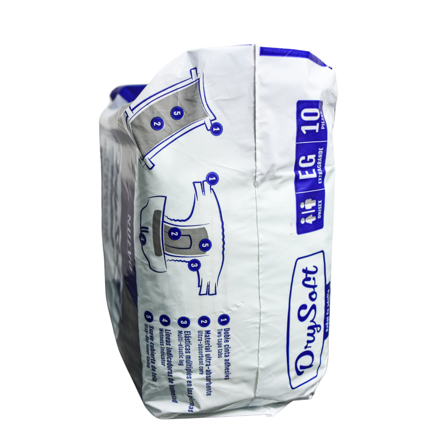 Pañal adulto Dry Soft 8/10