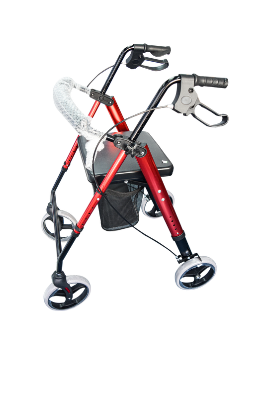 Andadera rollator rojo SC-777R