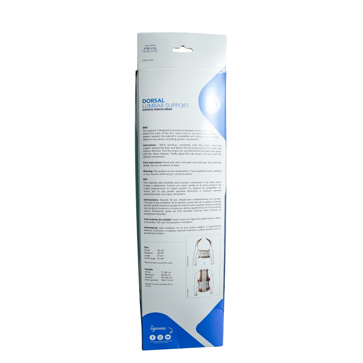 Soporte dorsolumbar DAONSA SDL