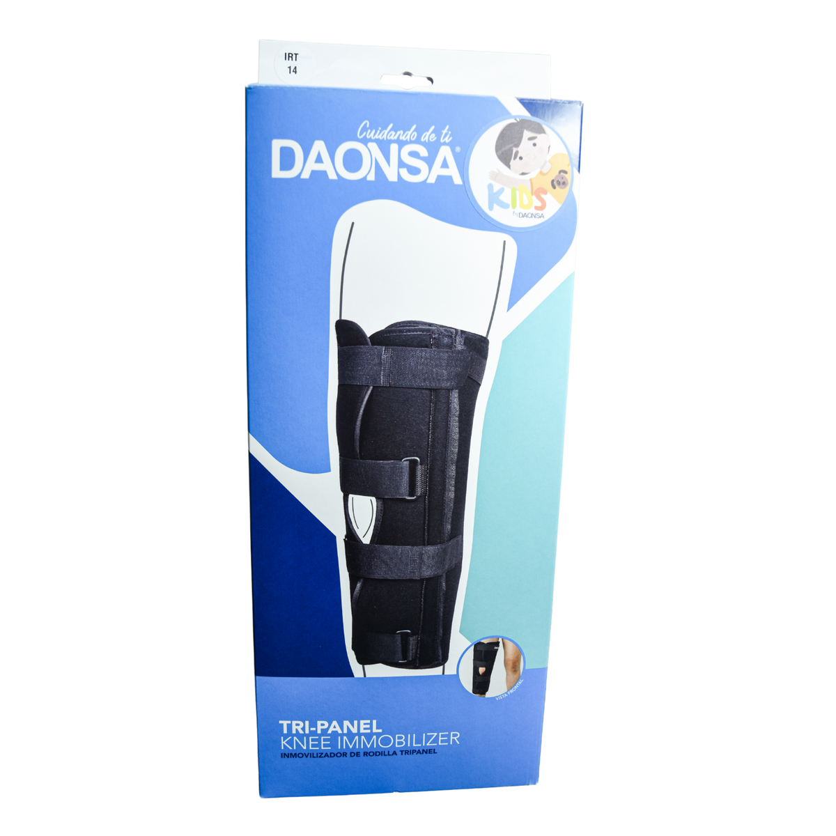 Inmovilizador de rodilla tripanel 14" DAONSA IRT-14